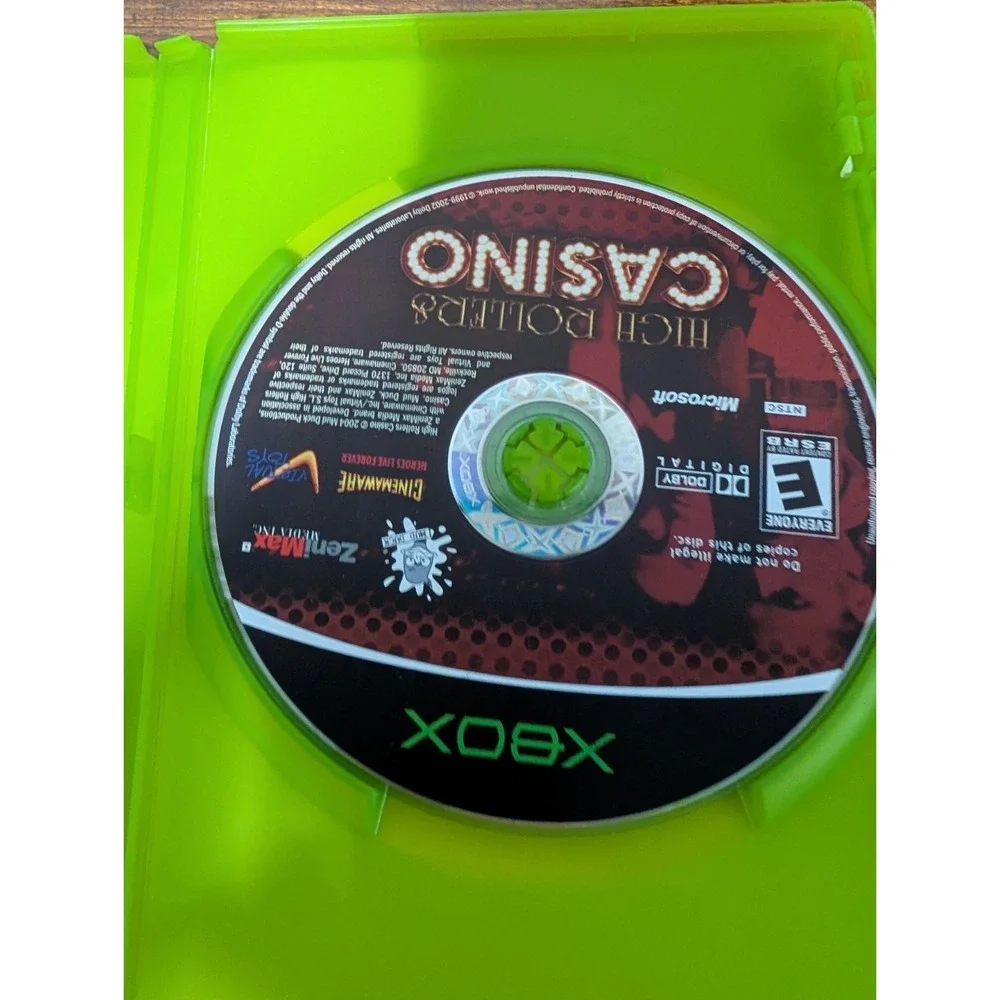 High Rollers Casino - Microsoft Xbox Tested CIB